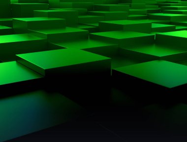 küp, soyut arkaplan, kopyalama alanı