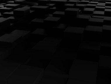 küp, soyut arkaplan, kopyalama alanı