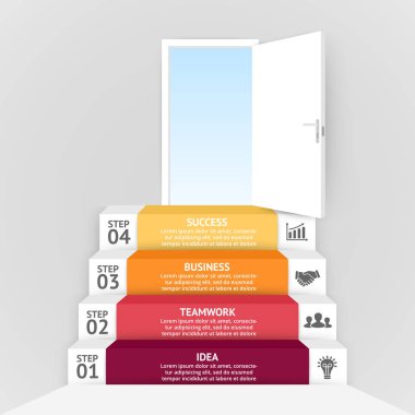 Vector 3d arrows infographic. Template for diagram, graph, presentation and chart. Business startup concept with 4 options, parts, steps or processes. Abstract background. Data visualization. vector Vector 3d arrows infographic. Template for diagram, graph, presentation and chart. Business startup concept with 4 options, parts, steps or processes. Abstract background. Data visualization. vector