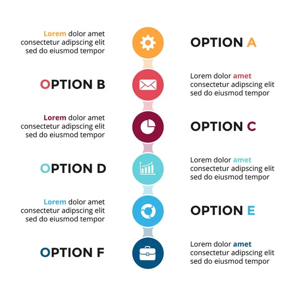 Vector cirkel metaballs tijdlijn infographic, diagram, grafiek, grafiek presentatie. Vooruitgang bedrijfsconcept met 6 opties, onderdelen, stappen, verwerkt. — Stockvector