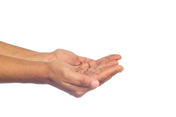 Woman hand with isolated background. — Stock Photo, Image