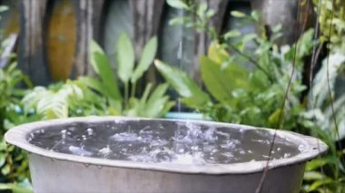 Alüminyum Havzası toplama damla--dan çatı bahçesinde yağmur