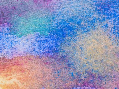 Renk ve doku el kağıt üzerinde sulu boya boyalı