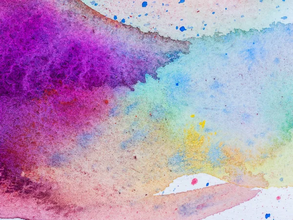 Color and texture of water color on paper
