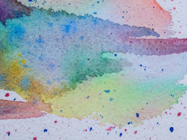 Renk ve doku kağıt üzerinde su renk