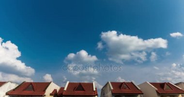 Bulutlar evine geçme Timelapse