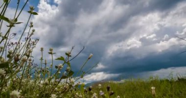 Otlak olarak öğleden sonra üzerinden geçen bulutlar