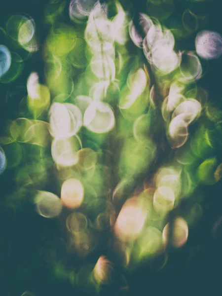 Abstrakt grön bokeh bakgrund — Stockfoto