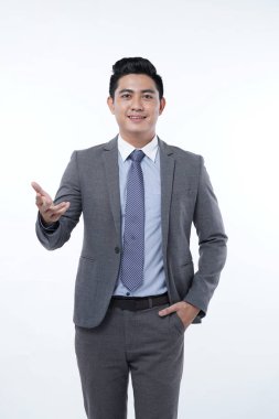 mutlu genç işadamı office adam