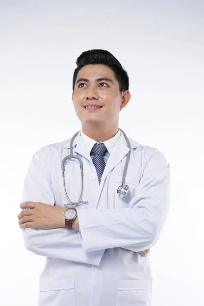 Ázsiai férfi orvos — Stock Fotó