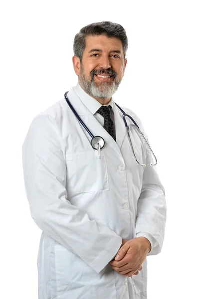 ヒスパニック系の医師笑顔 — ストック写真