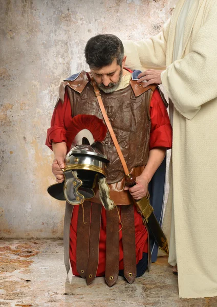 Jesús y el centurión romano —  Fotos de Stock