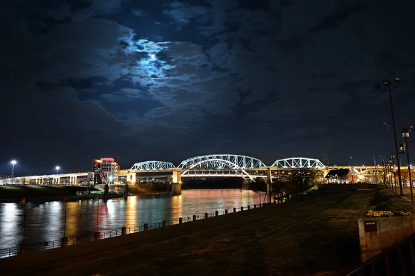 Ponte Shelby em Nashville Tennessee — Fotografia de Stock
