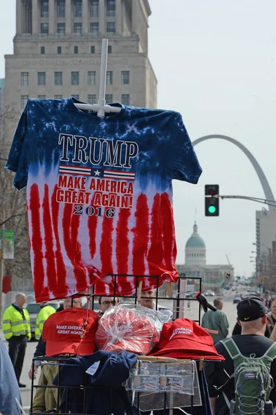 Trump Street Vendor em Saint Louis — Fotografia de Stock