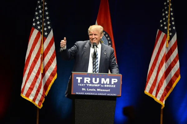 Donald Trump kampaně v St. Louis — Stock fotografie