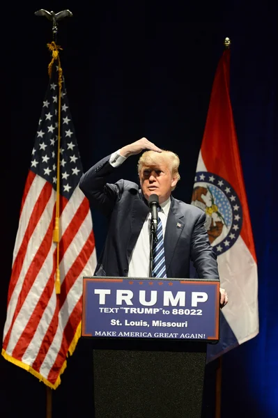 Donald Trump Campaigns in St. Louis — Stock Photo, Image