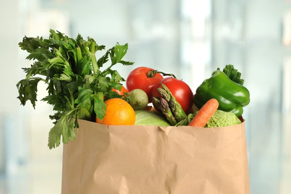 Fresh Produce in Paper Bag — Stock Photo, Image