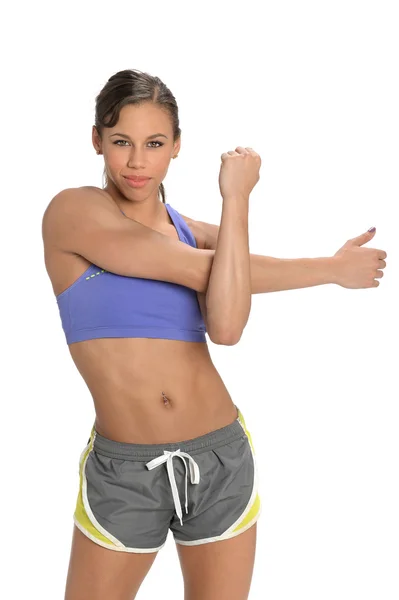 Young Woman Stretching — Stock Photo, Image