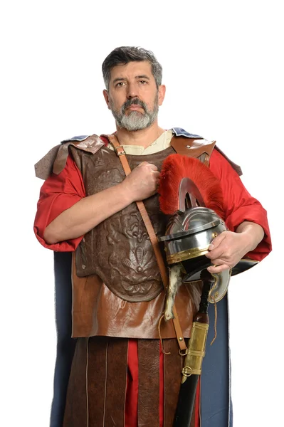 Салют римскому солдату — стоковое фото