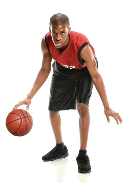 흑인 농구 선수 — 스톡 사진