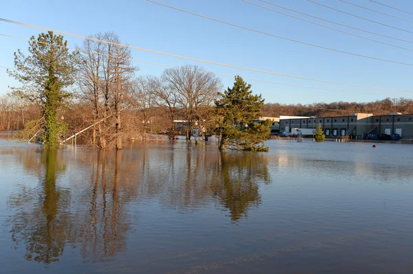 Aftermath of Flooding in Valley Park Missouri — Stock Photo, Image