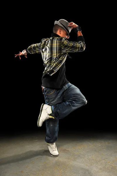 Afro-americano Hip Hop Ballerino — Foto Stock