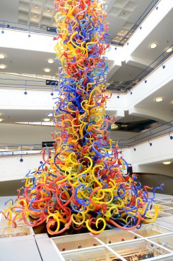 Indianapolis çocuk Museu de Dale Chihully cam sanat