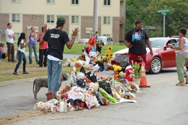 Derme çatma Memorial nerede Michael Brown vuruldu