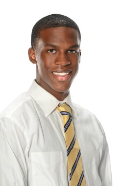 Genç iş adamının portresi