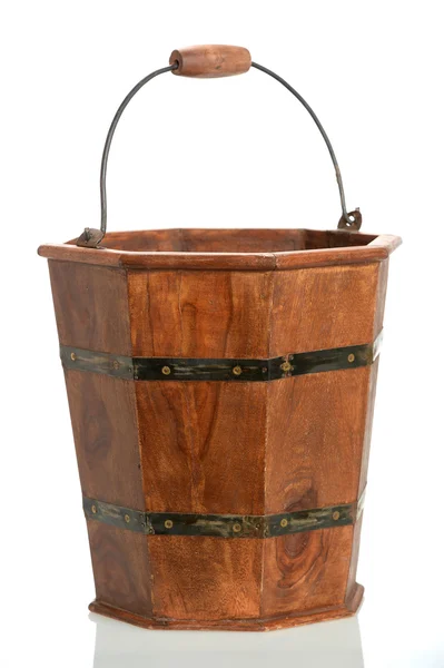 Vintage Rustic Bucket – stockfoto