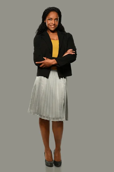 Afrikalı Amerikalı iş kadını — Stok fotoğraf