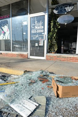 Ferguson Missouri protesto ele geçirilen topraklarda