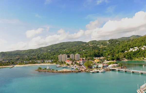 A légi felvétel a Ocho Rios — Stock Fotó