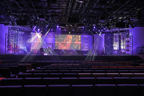 Concert Stage with Lights — Stock Photo, Image