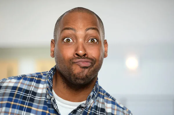 African American Man Making Gestures — Stock Photo, Image