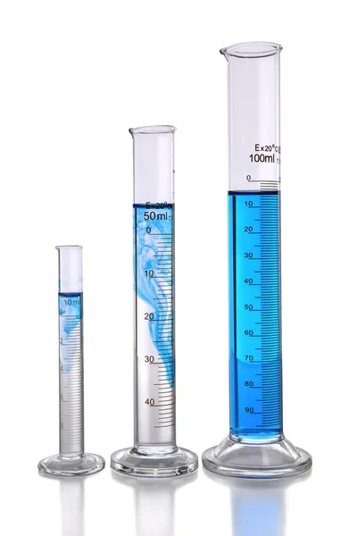 Laboratory Graduated Cylinders — Stock Photo, Image