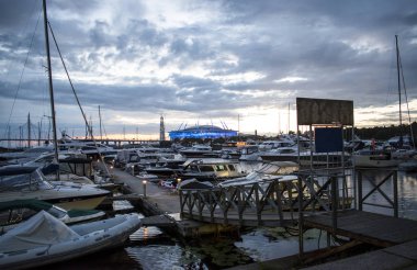 Saint Petersburg yeni futbol stadyumu. Zenit arena