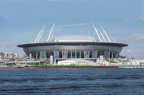 Estadio de fútbol Zenit arena. San Petersburgo, Rusia — Foto de Stock