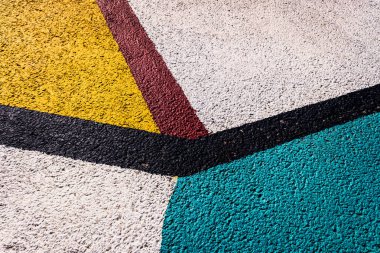 Grunge yarım ton asfalt duvar dokusu ve renkli kaba taş su.