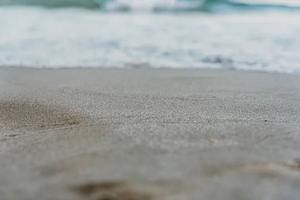 Nostalgischer Hintergrund Aus Feinem Sand Mit Unkonzentriertem Hintergrund — Stockfoto