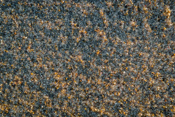 荒波の自然の背景として使用するには、ビーチの砂のマクロ — ストック写真