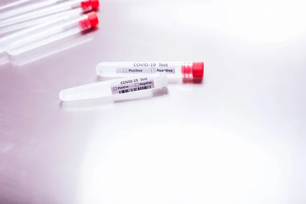 Material Analyze Evidence Patients Suspected Suffering Covid Infected Coronavirus 2020 — Stock Photo, Image