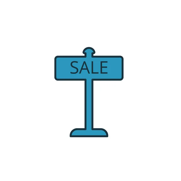Zu verkaufen. einfaches Element aus der Sammlung von Immobilien-Symbolen. creative for sale icon ui, ux, apps, software und infografiken — Stockvektor