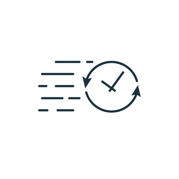 Icono de fecha límite. Elemento simple de la colección de iconos de inicio. Creative Deadline icono ui, ux, aplicaciones, software e infografías — Archivo Imágenes Vectoriales