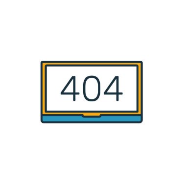 Sunucu Hatası simgesi. Web sunucu simgeleri koleksiyonundan basit bir öge. Yaratıcı Sunucu Hata simgesi ui, ux, uygulamalar, yazılım ve bilgi grafikleri