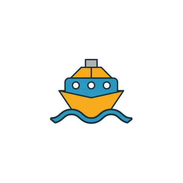 Ship icon. Simple element from transport icons collection. Creative Ship icon ui, ux, apps, software and infographics — 스톡 벡터