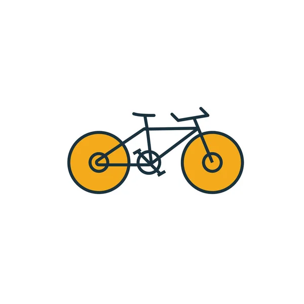 Ícone de bicicleta. Elemento simples da coleção de ícones de viagem. Ícone de bicicleta criativa ui, ux, aplicativos, software e infográficos —  Vetores de Stock