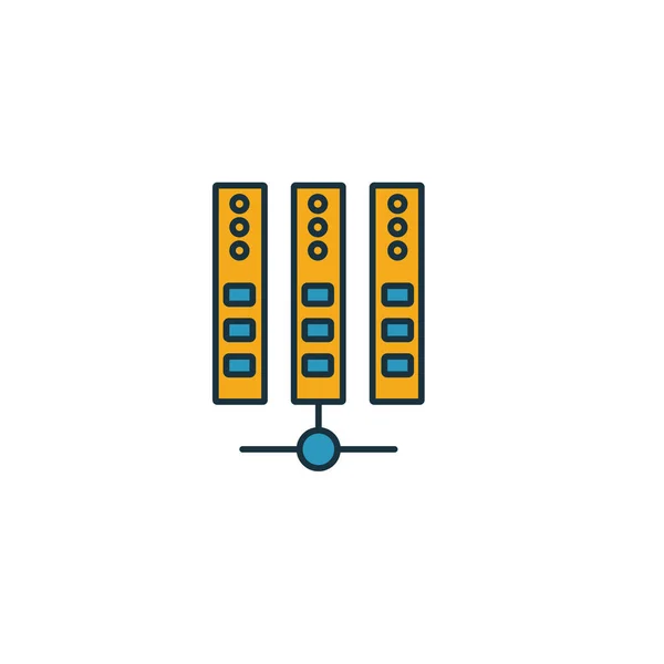 Ikona hostingu. Prosty element z kolekcji ikon hostingu. Creative Web Hosting ikona ui, ux, aplikacje, oprogramowanie i infografika — Wektor stockowy