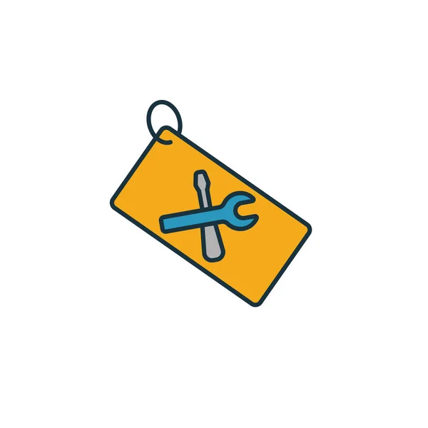 Ikona Support Ticket. Jednoduchý prvek z kolekce ikon webhostingu. Ikona Creative Support Ticket ui, ux, aplikace, software a infografika — Stockový vektor