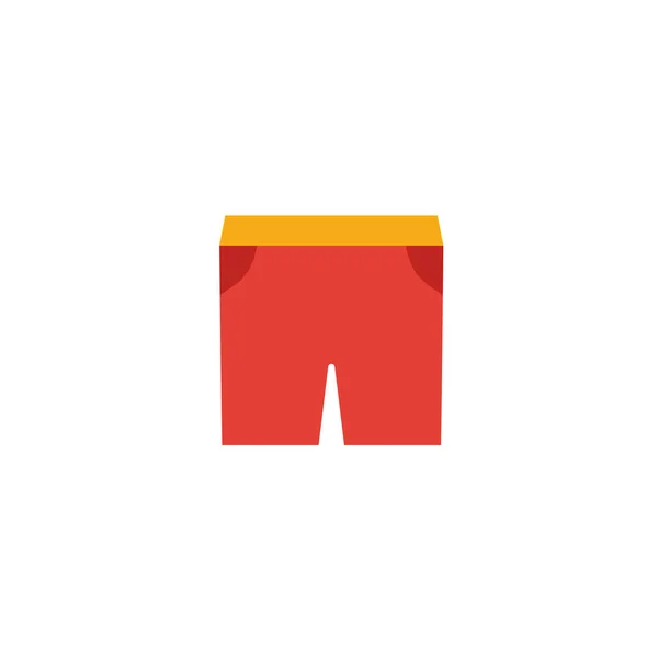 Shorts icon. Simple flat element from clothes collection. Creative shorts icon for templates, software and apps — 스톡 벡터